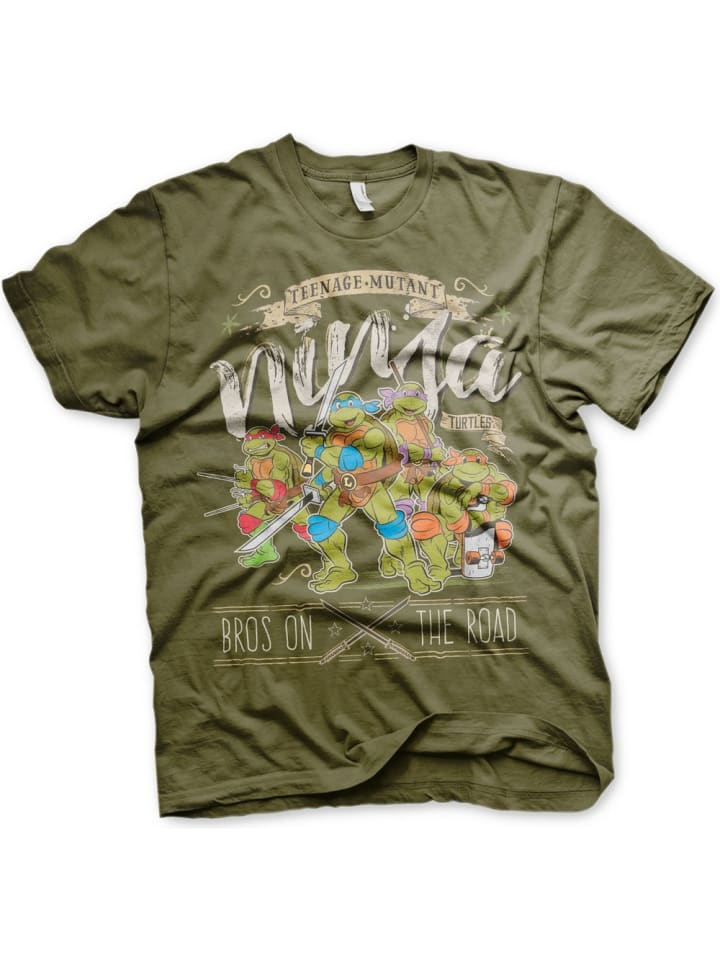 

Футболка зеленого цвета Teenage Mutant Ninja Turtles, Зеленый, Футболка зеленого цвета Teenage Mutant Ninja Turtles