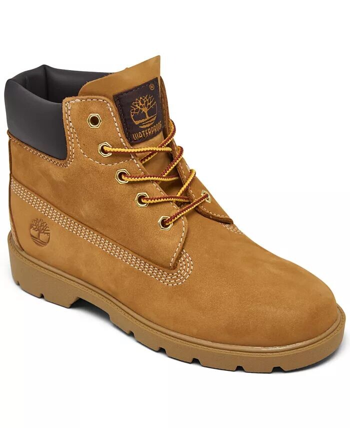

Классические водонепроницаемые ботинки Little Kids 6 дюймов от Finish Line Timberland, черный