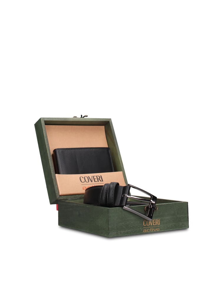 

Enrico Coveri Кошелек и пояс, черные