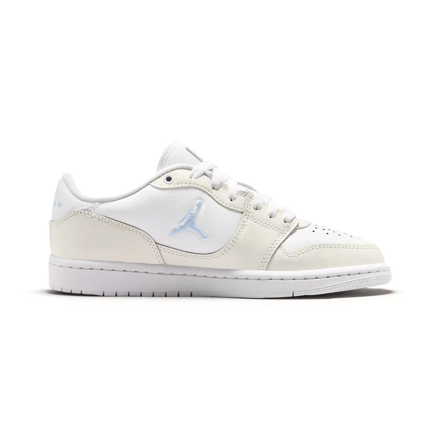 Кроссовки для скейтбординга COURT CONNECT Maris Sal Milk Cake Leather, низкие, детские, износостойкие, нескользящие Jordan, Ecru — фото 4