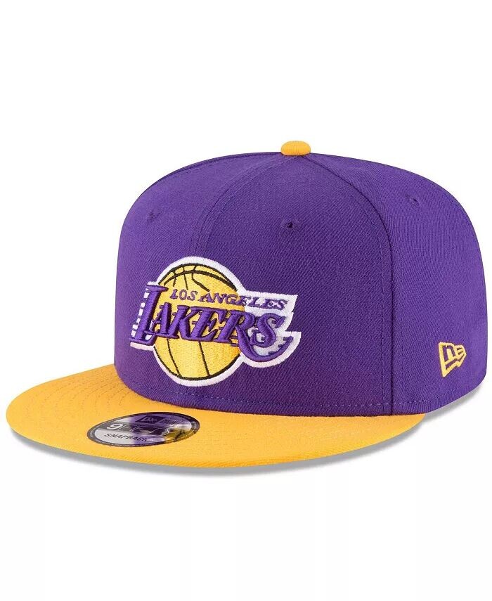 

Мужская фиолетовая, золотая бейсболка Los Angeles Lakers двухцветная 9FIFTY Adjustable New Era