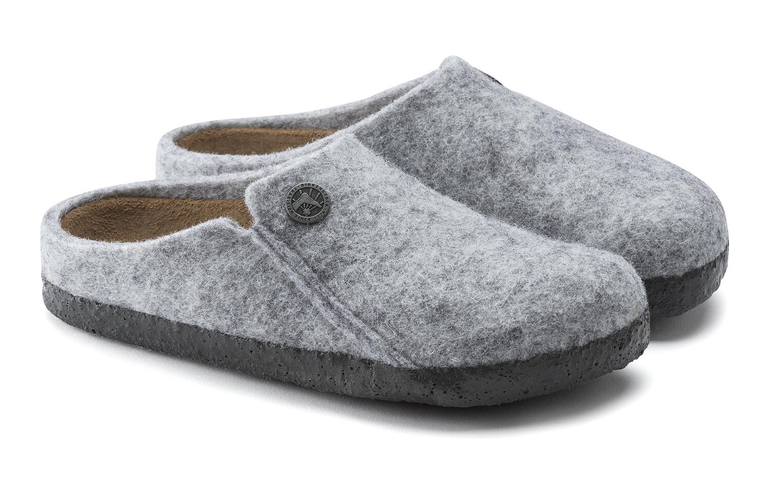 Сабо из войлока Zermatt Birkenstock, светло-серый — фото 3