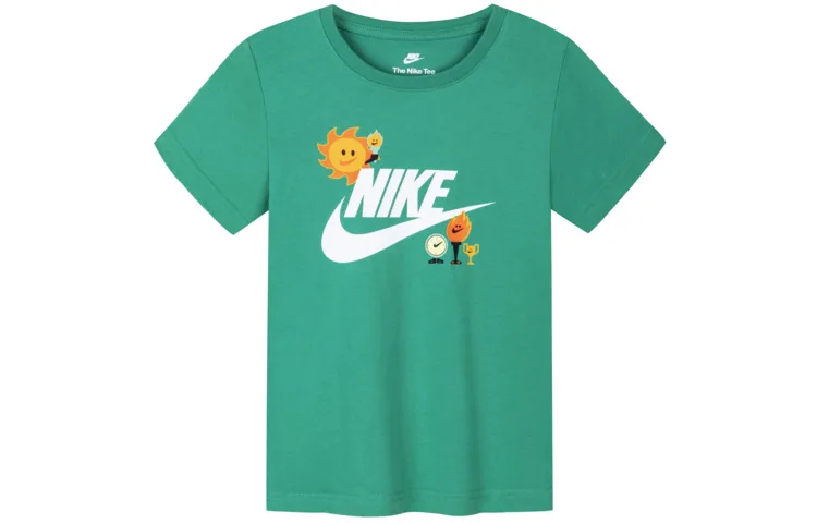 Футболка для детей с круглым вырезом Nike, Deep Mint