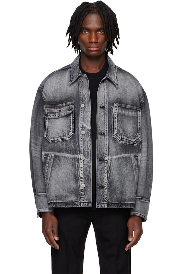 

Рабочая джинсовая куртка Solid Homme, черный