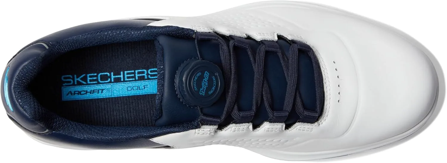 Мужские водонепроницаемые гольф-ботинки Skechers Pro 6, белый/темно-синий/синий — фото 2