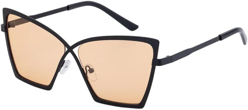 

Роскошные женские солнцезащитные очки в металлической оправе, модные панк-очки, мужские солнцезащитные очки для активного отдыха, вождения, путешествий, защиты от УФ-излучения UV400 UUPTTPL, C5 Black Tea