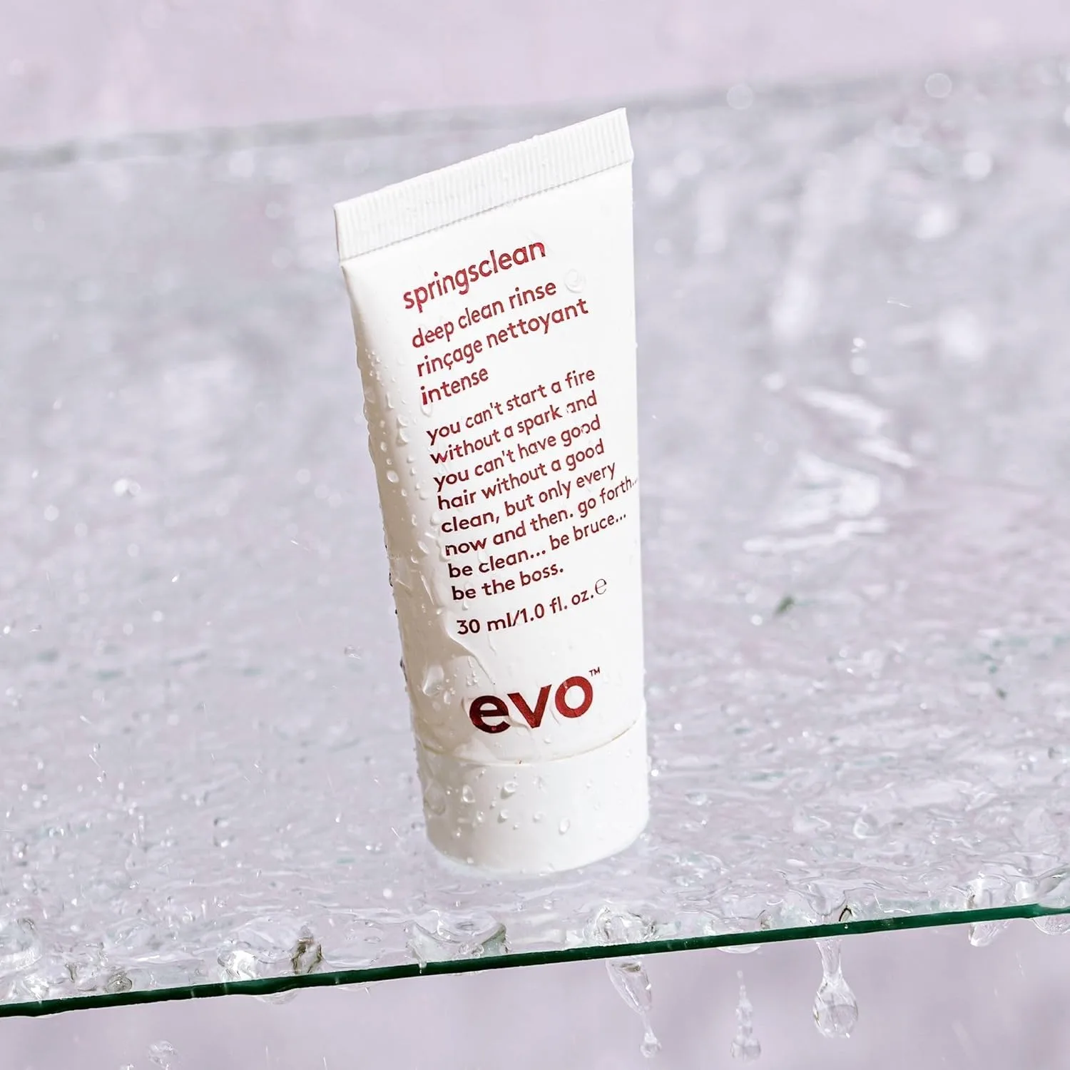 Шампунь EVO Springsclean - глубокое очищение и нежное увлажнение - для естественных блестящих, мягких, кудрявых и волнистых волос. 29,9 мл (.) — фото 4
