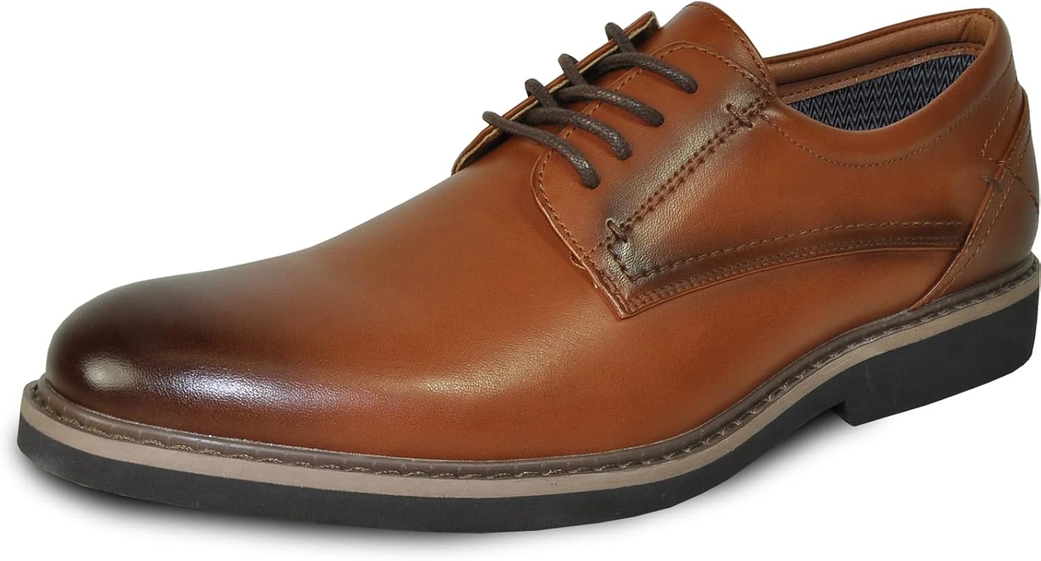 

Мужские туфли VANGELO VALLO-1P и Vallo-1 Oxford для официоза, выпускного или свадьбы с ортолитовой стелькой, коричневые, средняя и широкая колодка