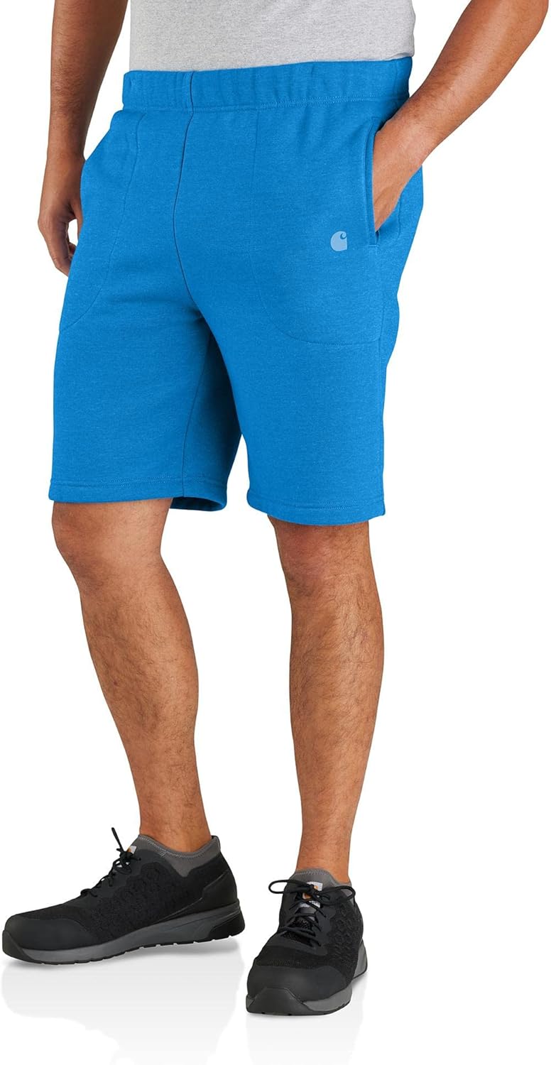 

Carhartt мужские шорты 105840 Relaxed Fit Midweight Fleece - 9 дюймов, Marine Blue Heather