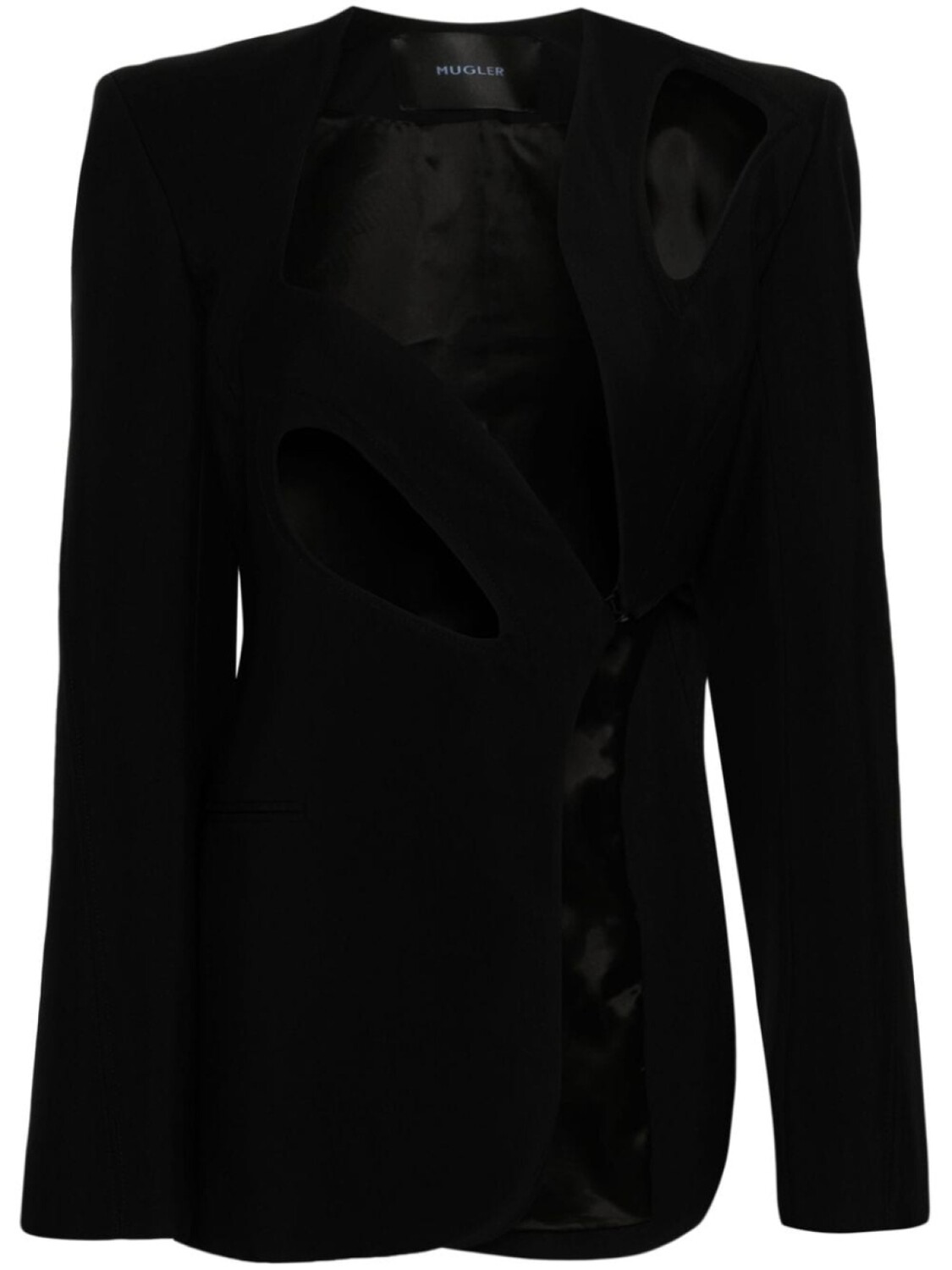 

Mugler блейзер с вырезами, черный