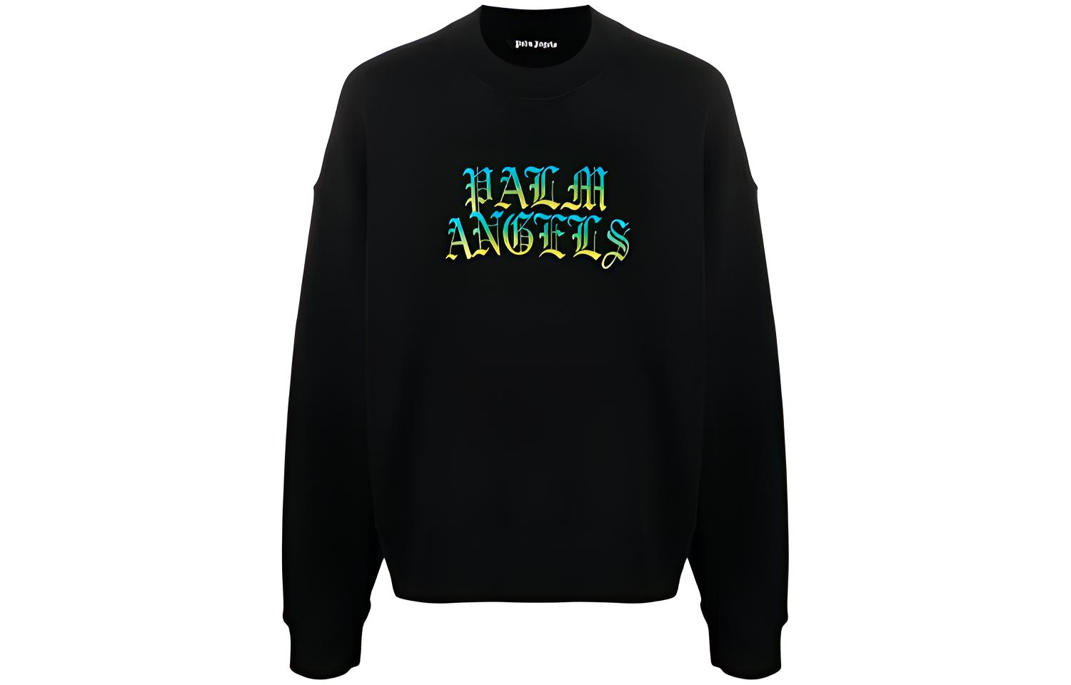 

Футболка с готическим логотипом PALM ANGELS, черная