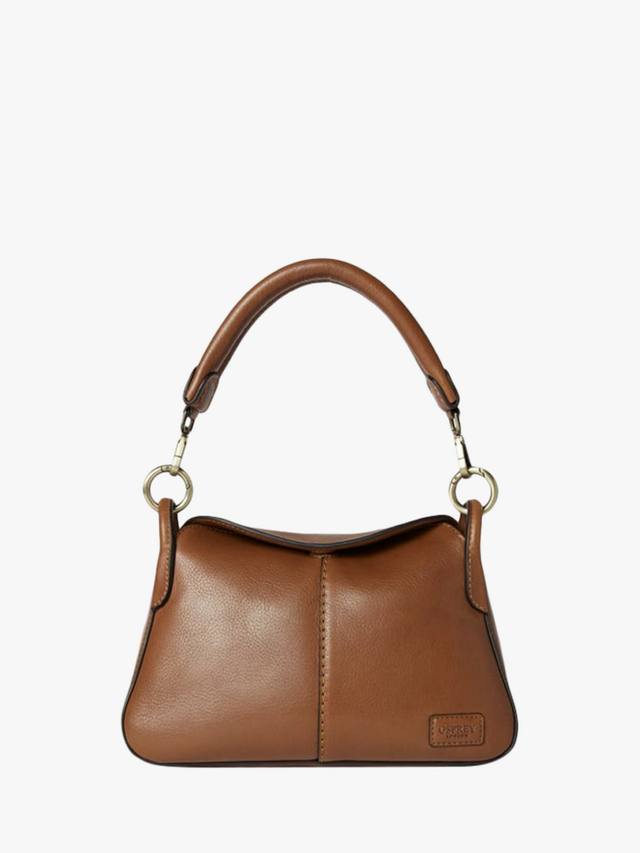 

Оксфордская маленькая кожаная сумка через плечо OSPREY LONDON, Tan