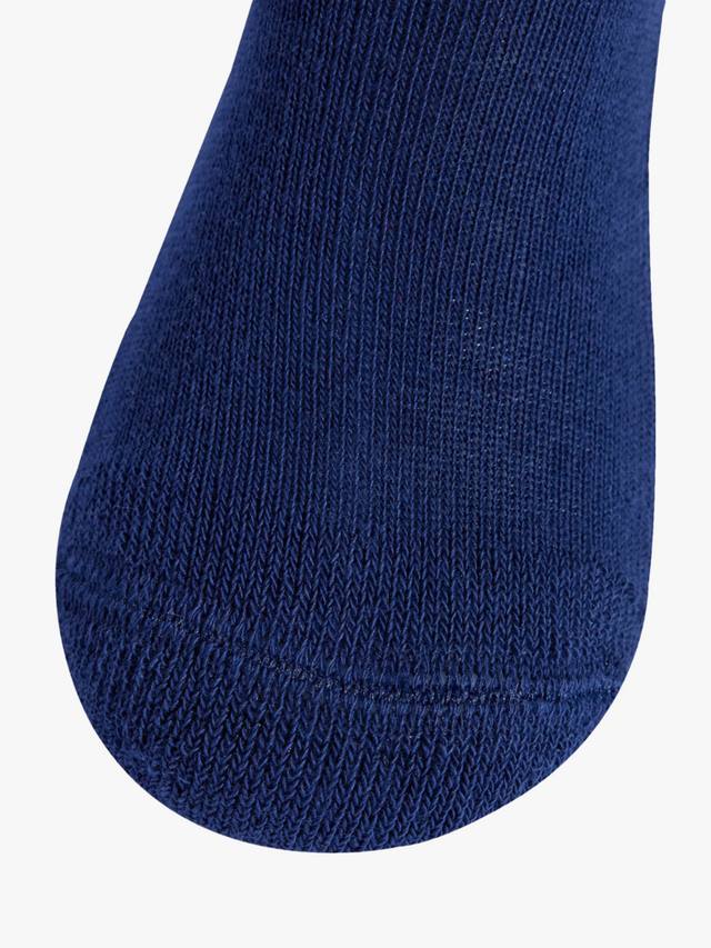 Детские носки до щиколотки из хлопковой смеси adidas, Pack of 5, Blue/Royal Blue — фото 4