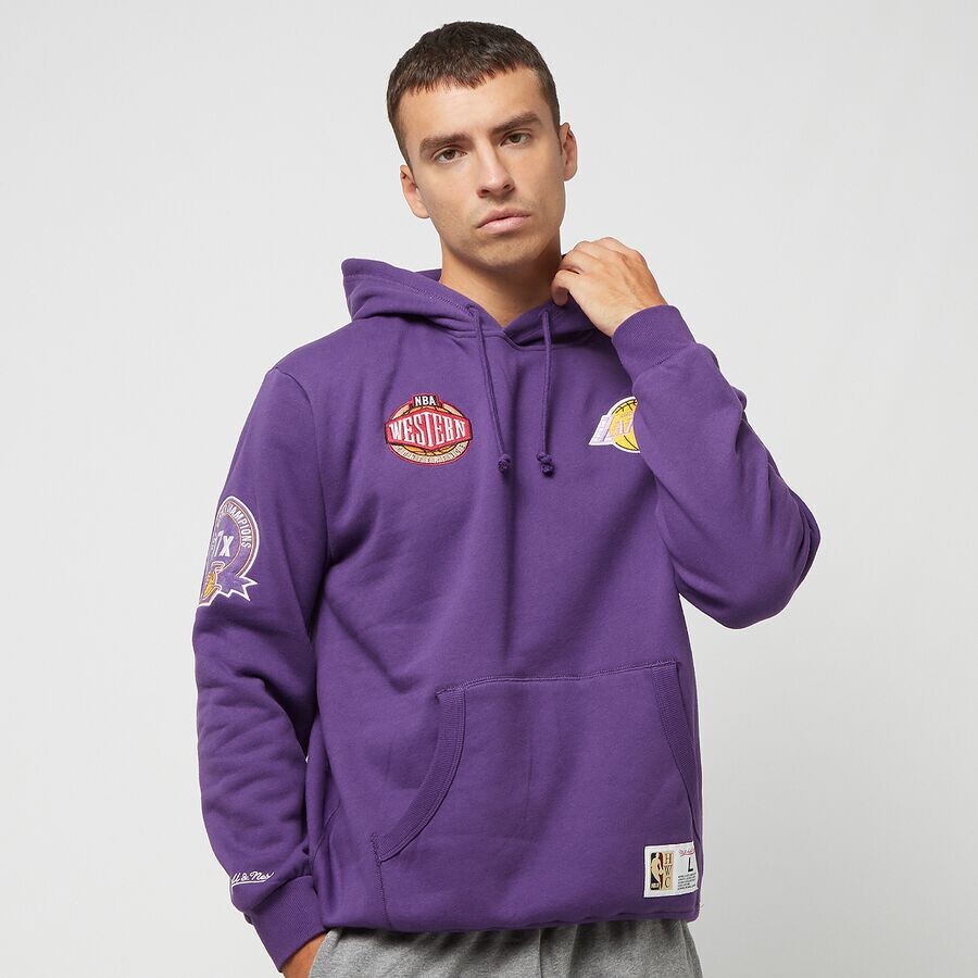 

Толстовка НБА Лос-Анджелес Лейкерс Mitchell & Ness, цвет purple