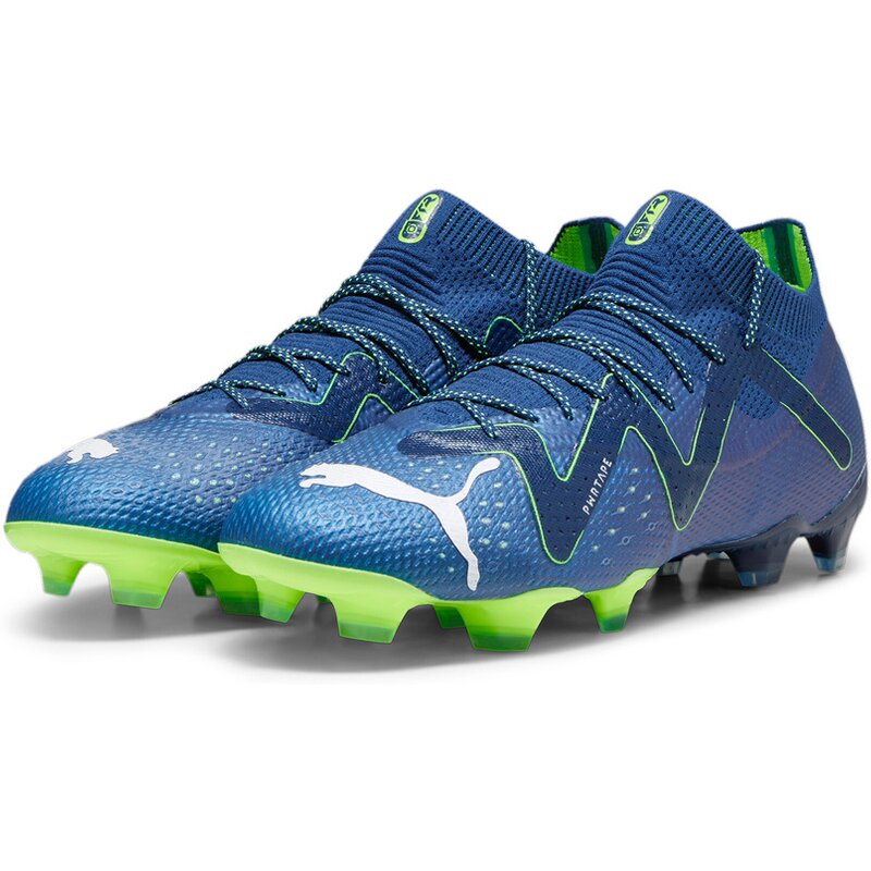 Футбольные бутсы Future Ultimate FG/AG Puma, цвет persian blue-puma white-pro gr — фото 3