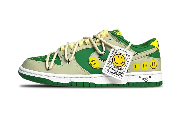 

Мужские кроссовки для скейтбординга Nike Dunk Low, зеленый