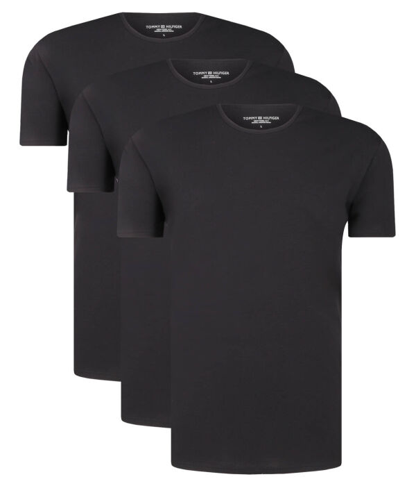 

Футболки 3 шт. Slim fit Tommy Hilfiger, черный