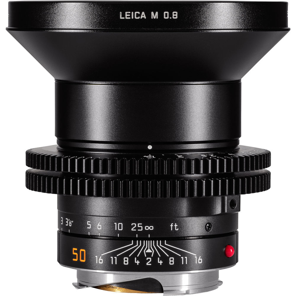 

Leitz Cine 50mm M 0.8 f/1.4 полнокадровый объектив с креплением M (футы)