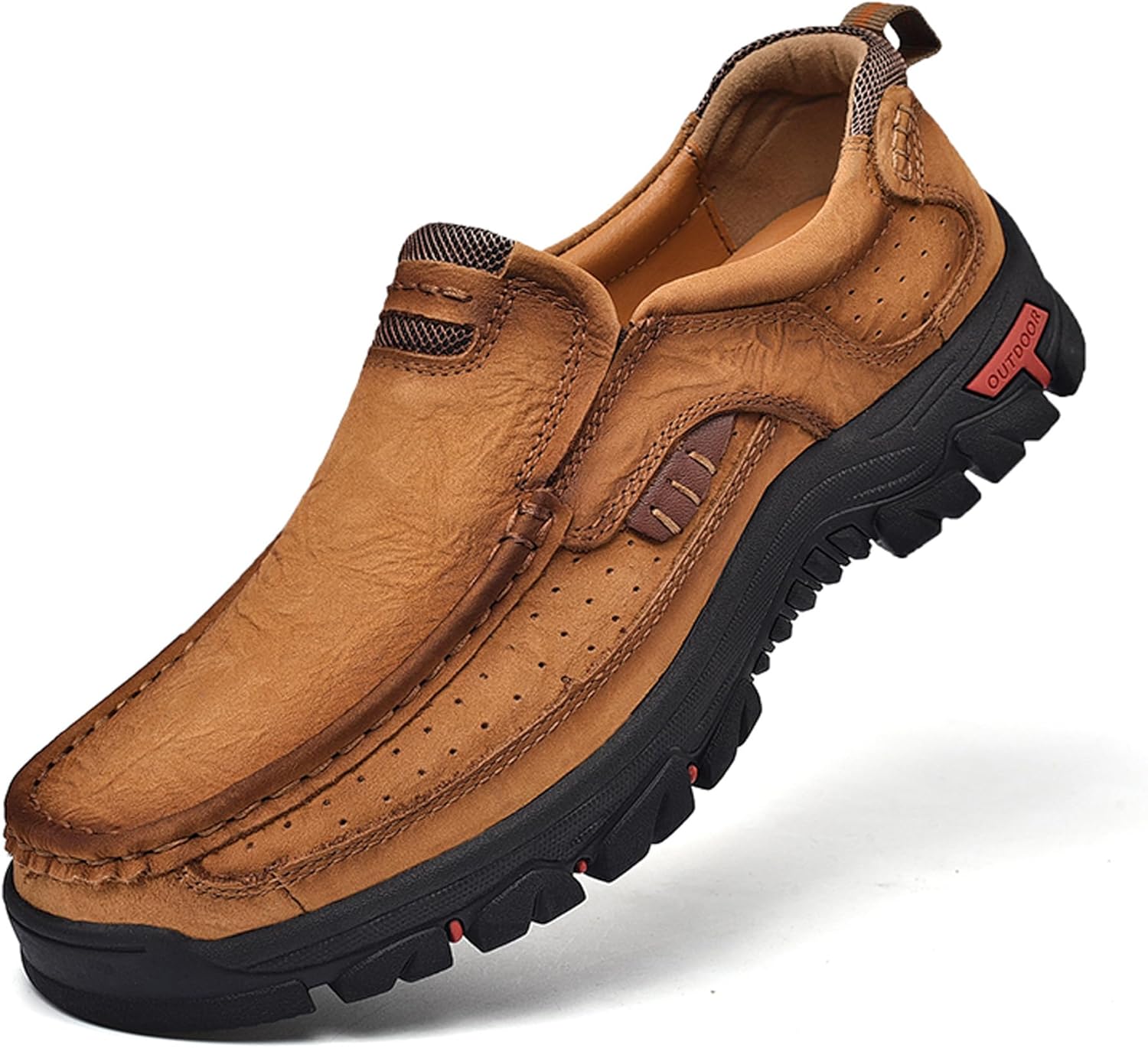 

Мужские деловые и повседневные офисные туфли из телячьей кожи, легкие модель с широкой колодкой, лодочные туфли Wurmiuhd