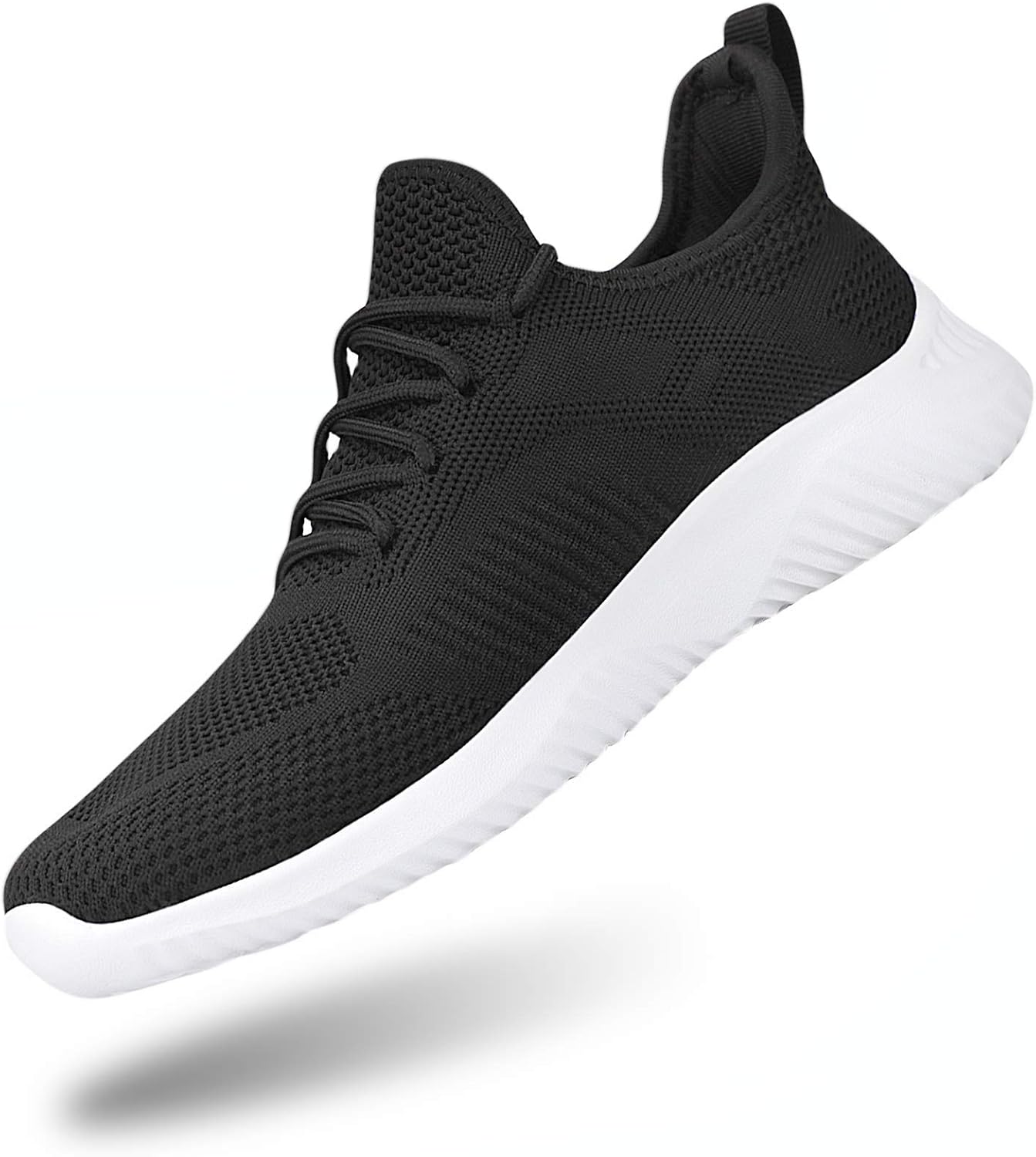 

Кроссовки Flysocks для мужчин с легкой посадкой, нескользящие рабочие туфли, легкие дышащие сетчатые кроссовки для повседневной носки, тенниса, бега и ходьбы, черный