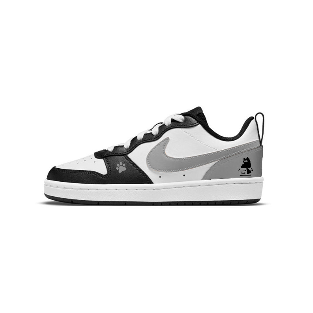 

Кроссовки Nike Court Borough 2 Kids' Skateboarding Shoes Grade School, черный