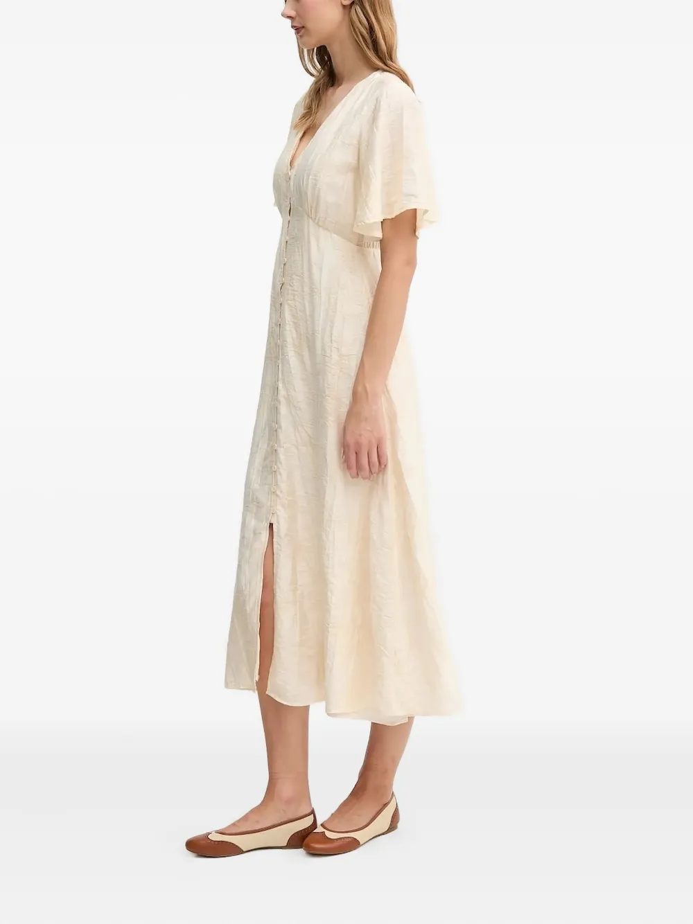 

Расклешенное платье на пуговицах Hoss Intropia, нейтральный