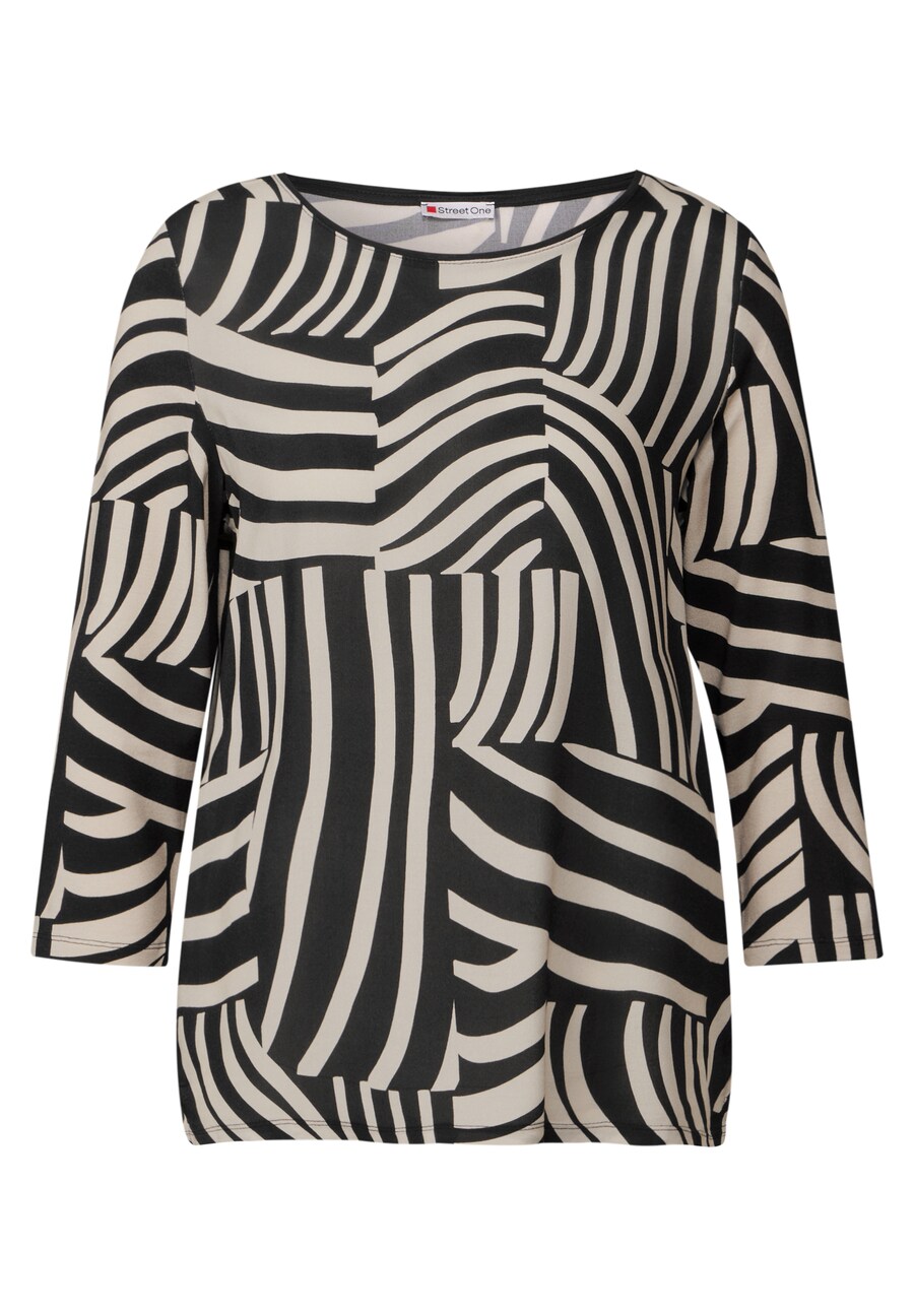 

Рубашка STREET ONE, цвет Beige/Black