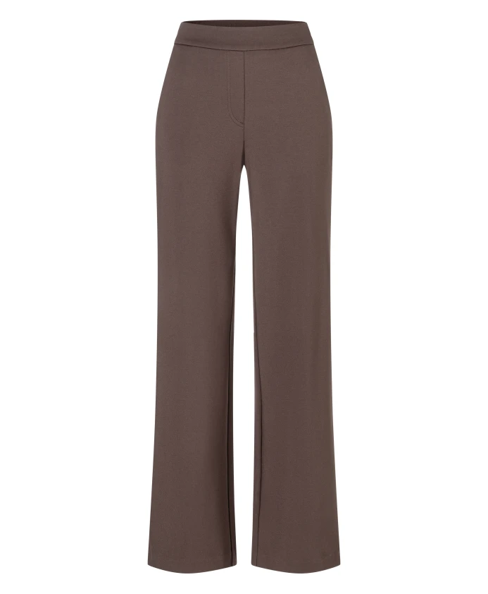 

Легкие трикотажные брюки с широкими штанинами Mac, коричневый