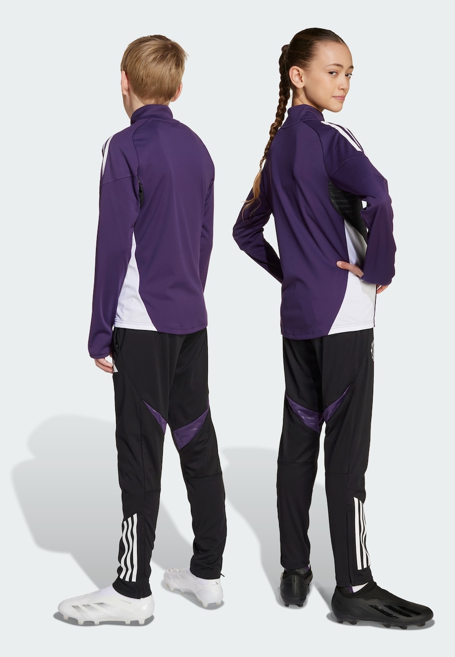 Облегающие спортивные брюки ADIDAS PERFORMANCE Manchester United Tiro 25 Competition, черный — фото 3