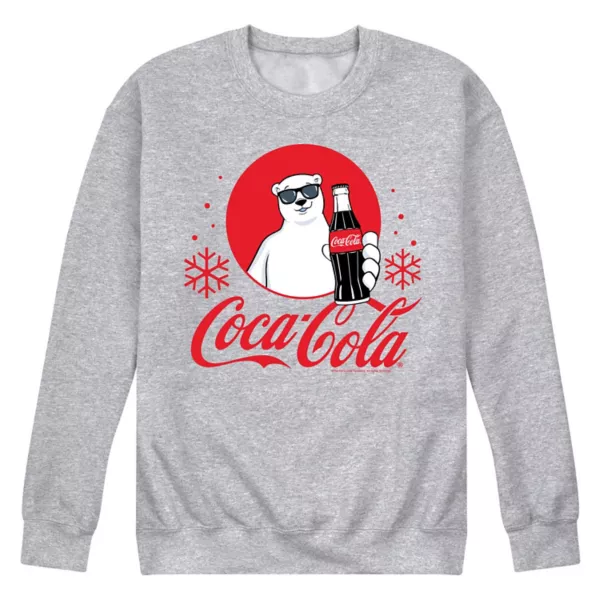 

Мужская толстовка Coca-Cola с полярным медведем Licensed Character, серый