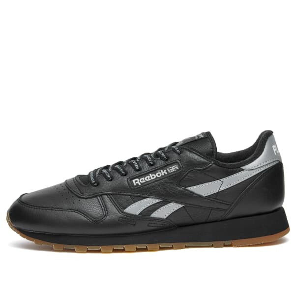 

X места + лица классические кожаные кроссовки Reebok, черный
