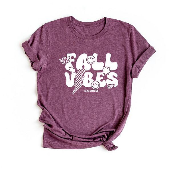 

Футболка с принтом SWSmiley fall vibes lightning Simply Sage Market, Plum, Зеленый, Футболка с принтом SWSmiley fall vibes lightning Simply Sage Market, Plum