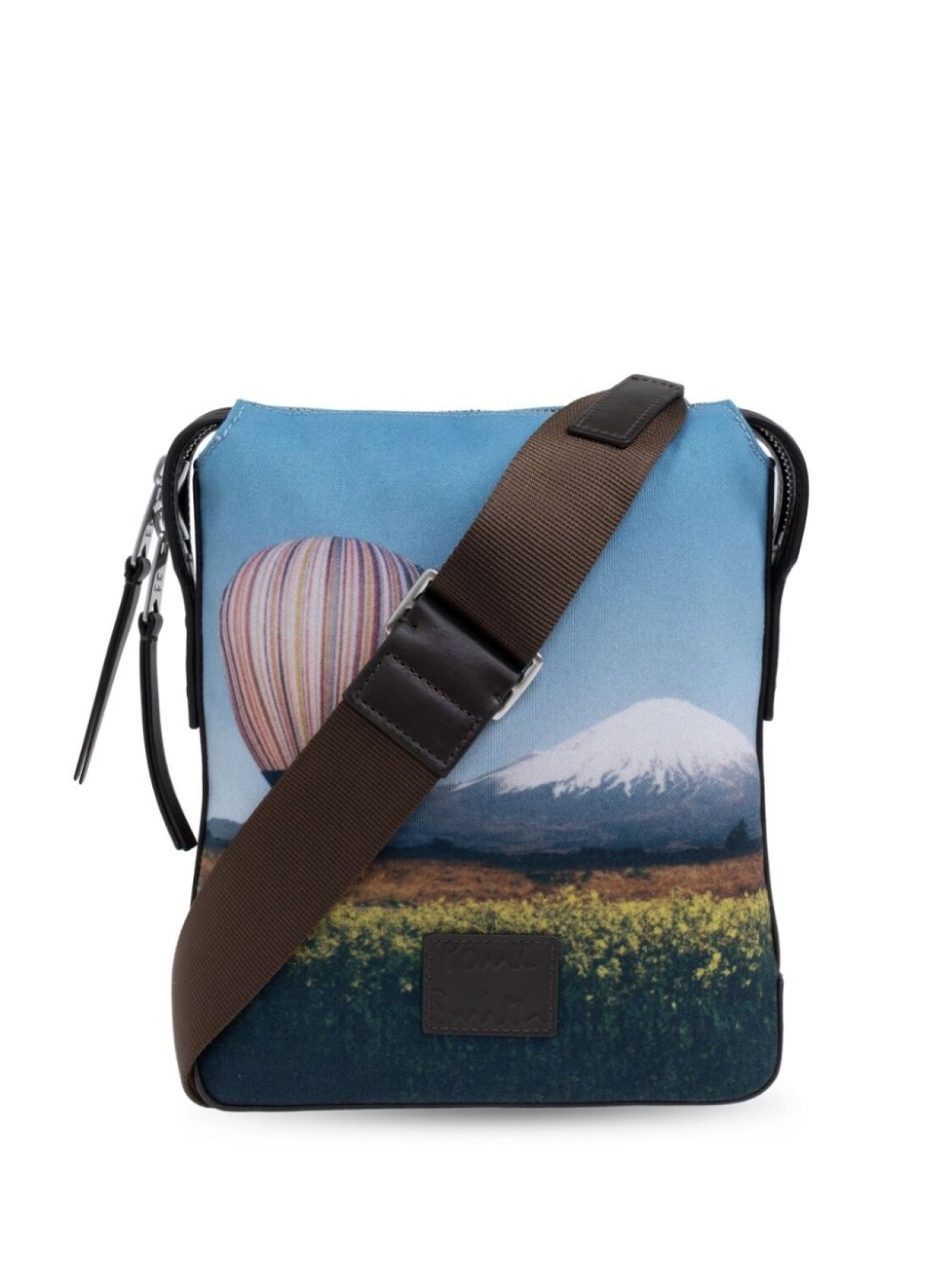 

Paul Smith сумка на плечо с принтом «Stripe Balloon Mount Fuji», синий