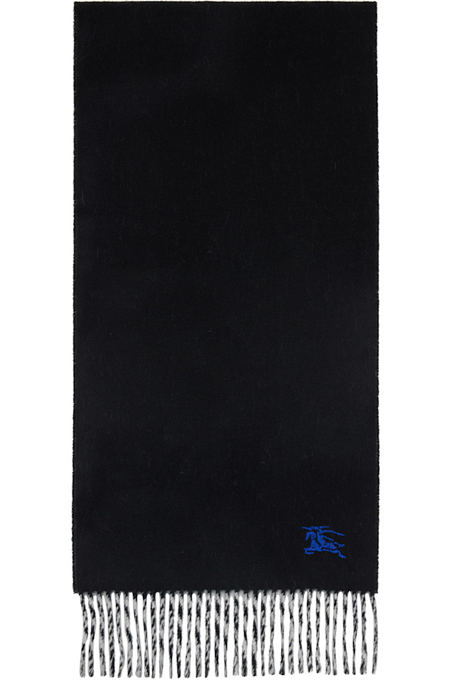 

Burberry Черно-Серый кашемировый шарф