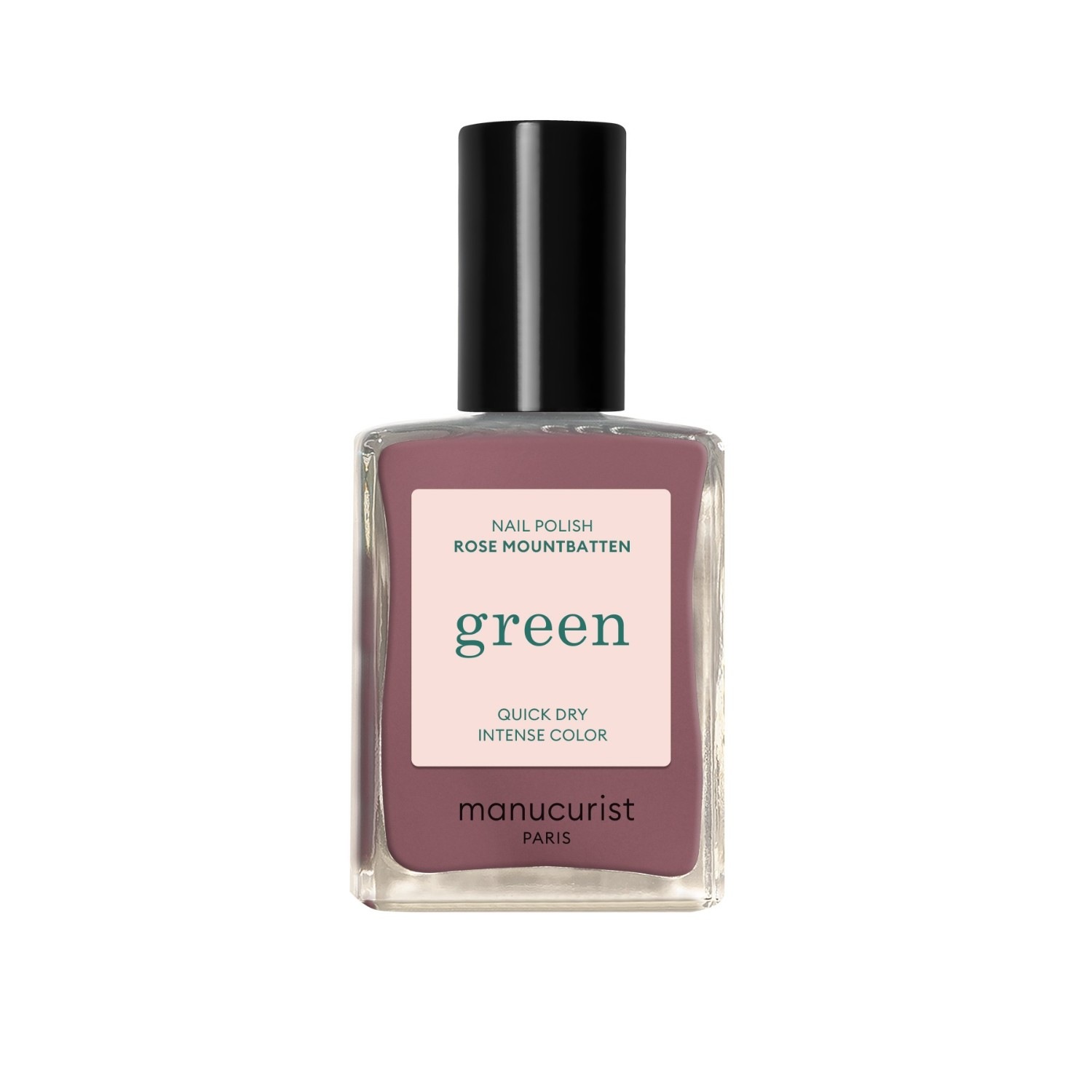 

Лак для ногтей green quick dry Manucurist, #a17477 - rose mountbat, объем 15 мл