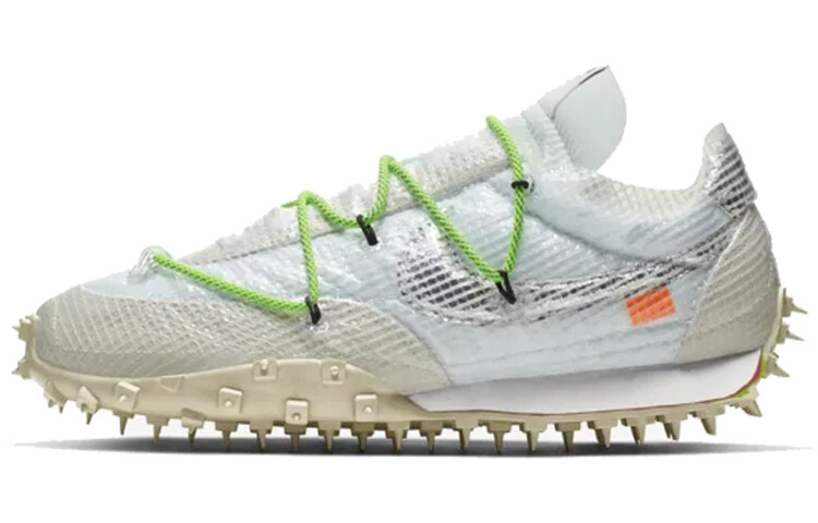 

OFF-WHITE x Nike Waffle Racer Electric White (женские)