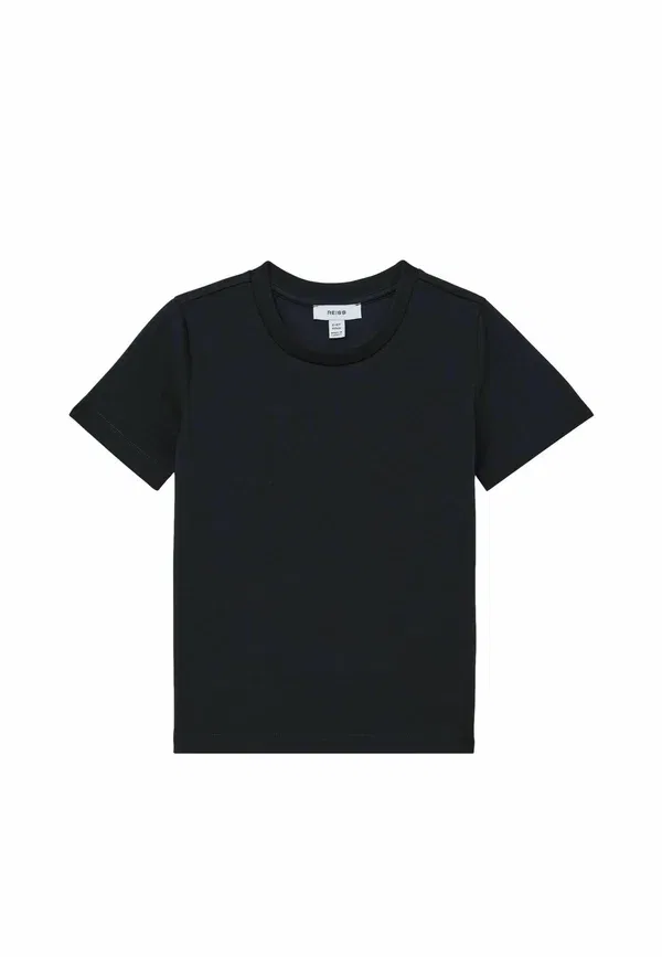 Футболка Bradley premium interlock crew neck t-shirt Reiss, темно-синий — фото 3