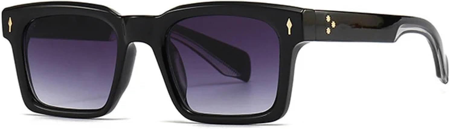 

Солнцезащитные очки с защитой от УФ-излучения UV400 | Заклепки, градиентный дизайн, для мужчин и женщин, темно-зеленый цвет, для занятий спортом на открытом воздухе и вождения DSVIGF, Black Gray Gradient