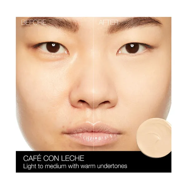 Безмасляный матовый консилер полного покрытия Soft Matte Complete Concealer Nars, цвет café con leche — фото 3