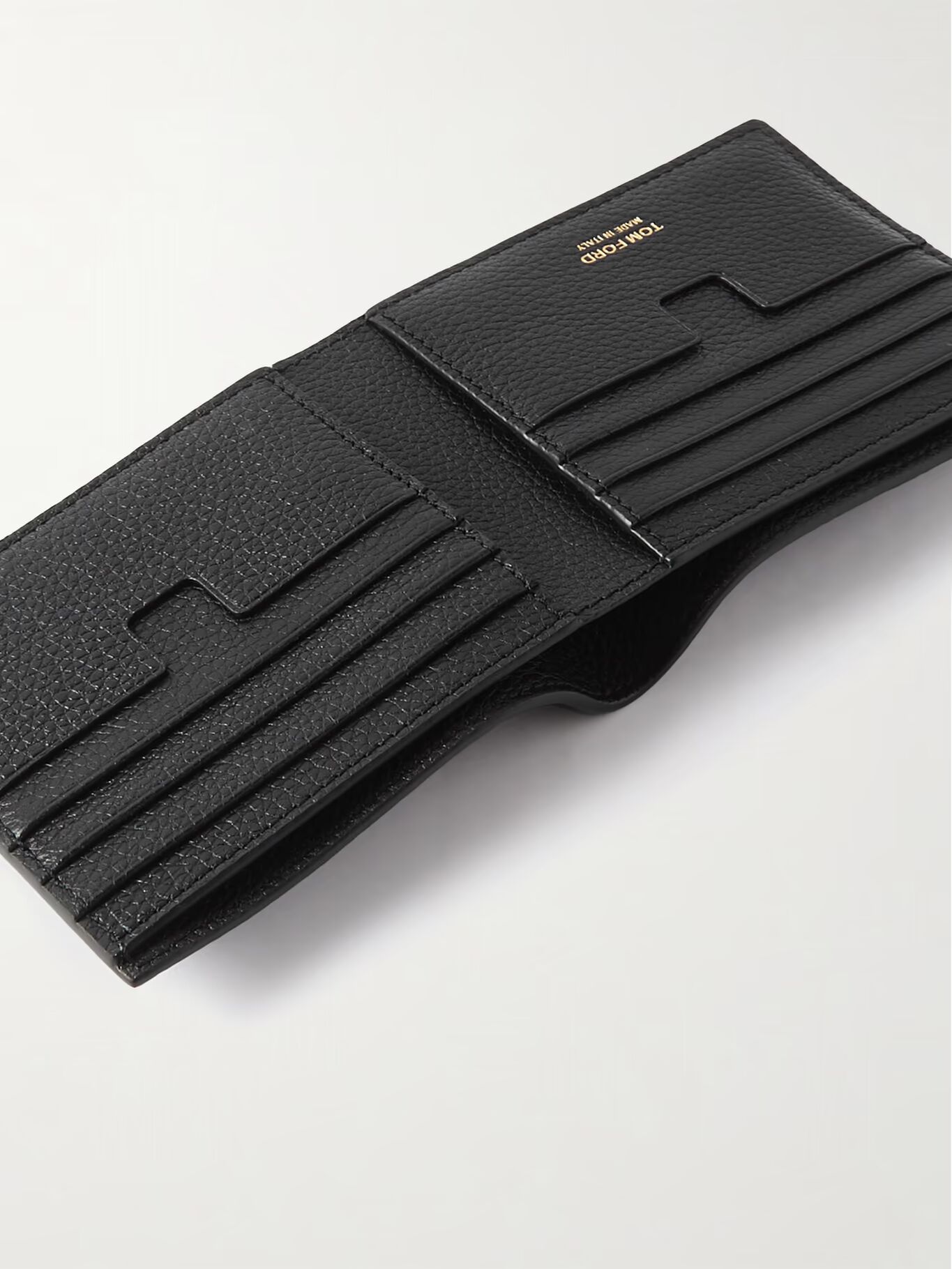 

Кошелек-купюрница из натуральной кожи TOM FORD, черный