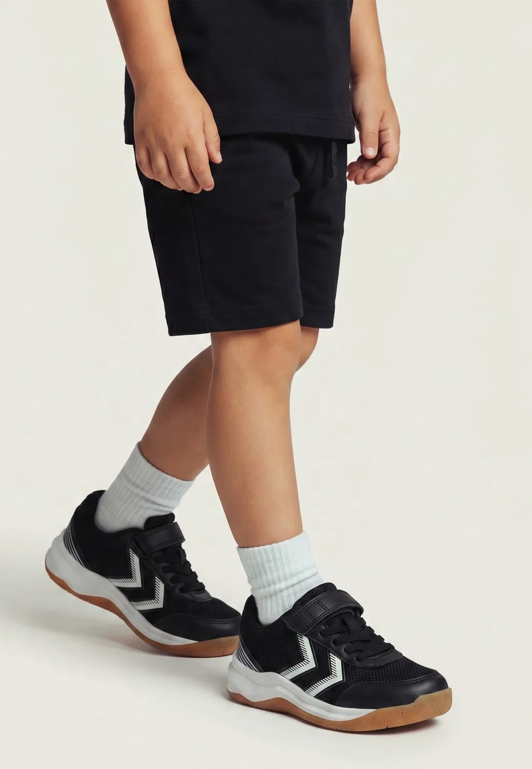 Кроссовки детские с липучкой, Hummel, anthracite