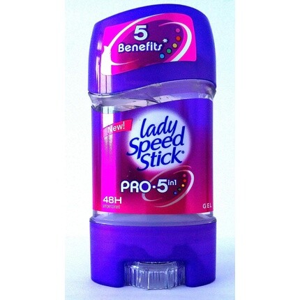 

Lady Speed Stick Gel Pro 5 в 1 Дезодорант-гель-антиперспирант 48 часов