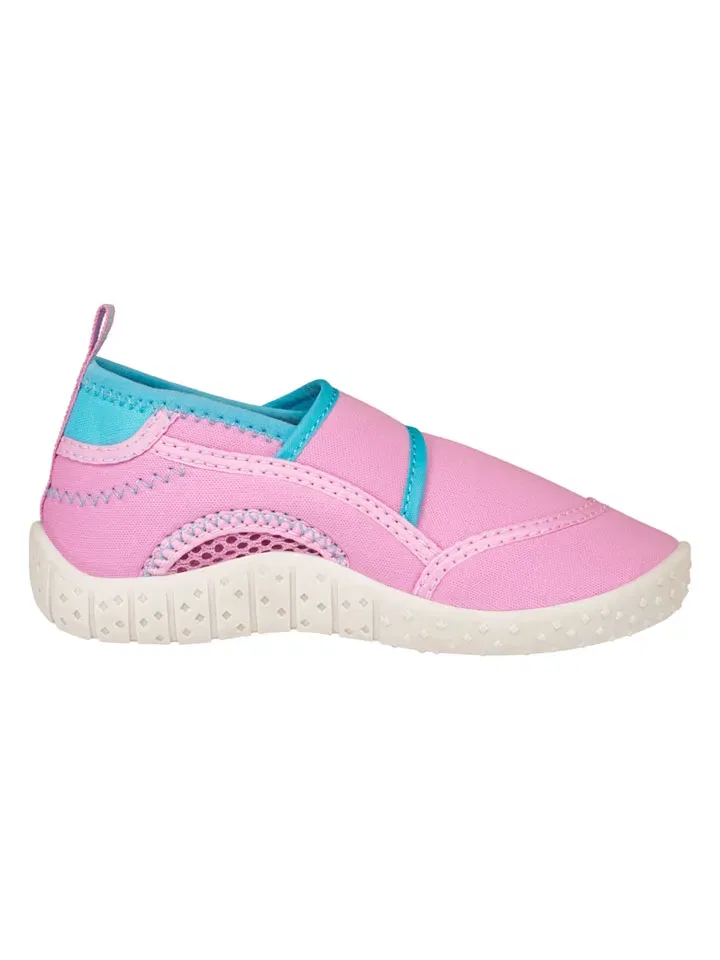 Водные тапочки с защитой от УФ Playshoes розовые/голубые