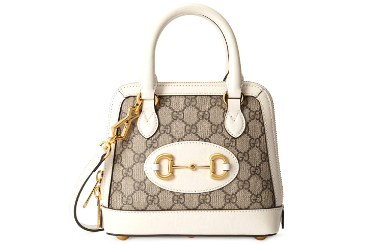 Сумка-тоут GUCCI из натуральной кожи с куполообразным дизайном — фото 2