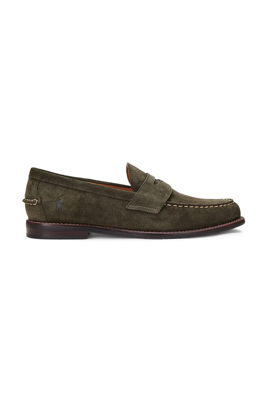 

Замшевые мокасины Alston Penny Polo Ralph Lauren, зеленый