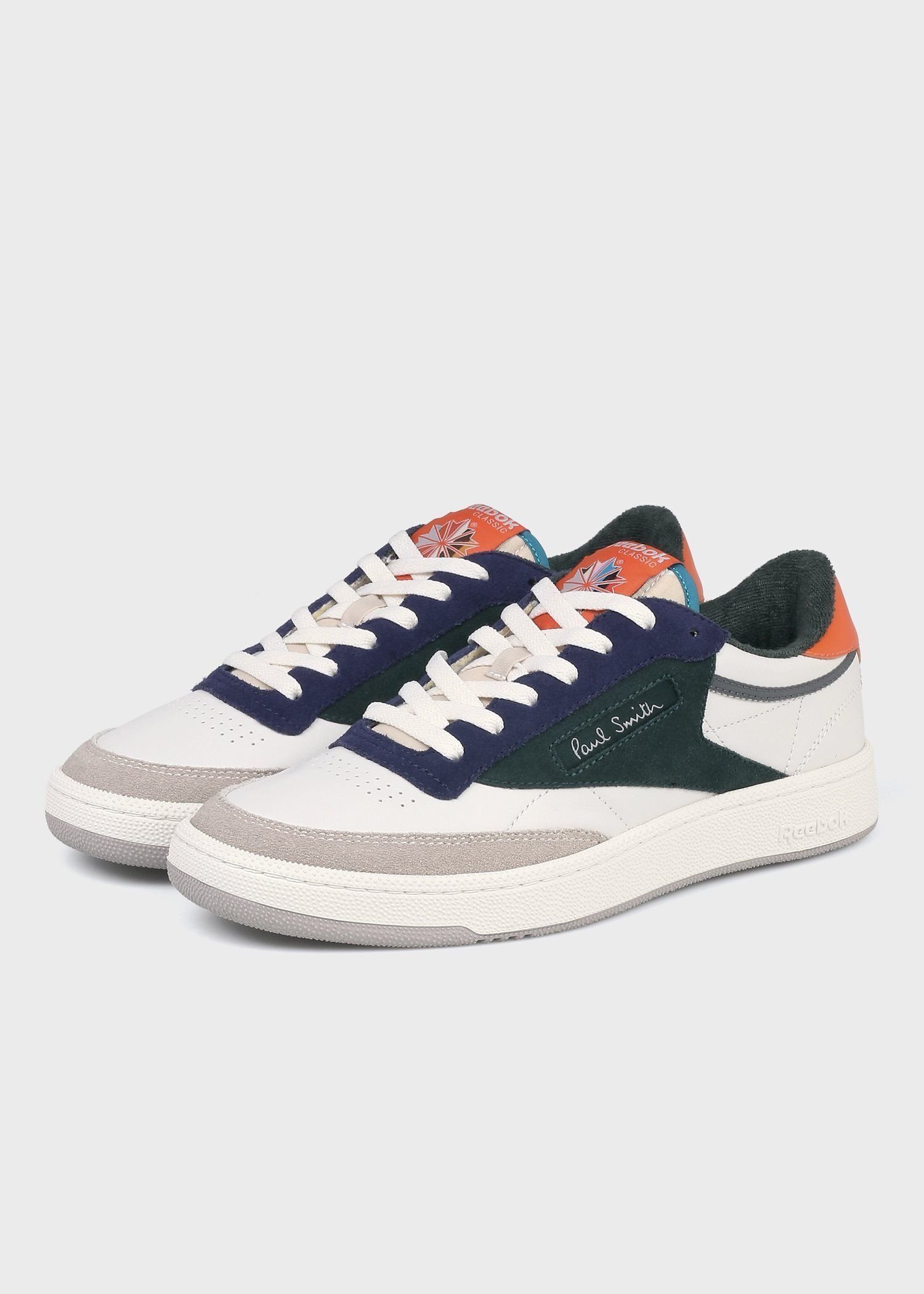Кроссовки Paul Smith + Reebok CLUB C 85 VINTAGE Paul Smith, white — фото 2