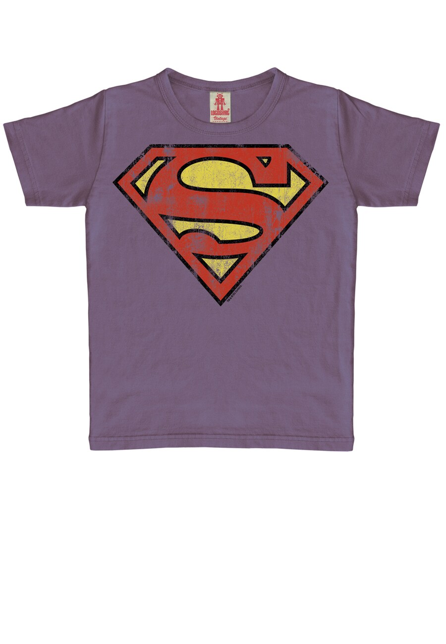 

Рубашка LOGOSHIRT Superman Logo, фиолетовый