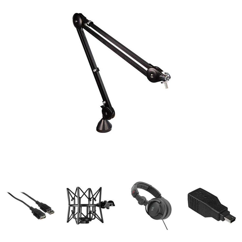 

Микрофонная стойка RODE Podcaster/Broadcaster Mic-Mounting Essentials Kit for USB