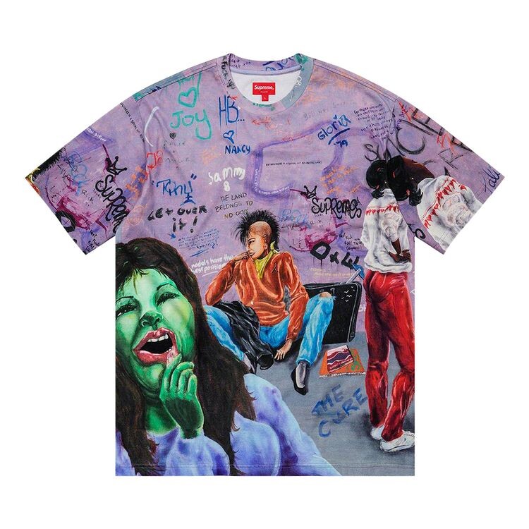 

Топ Supreme x Lady Pink Short-Sleeve Top Multicolor, разноцветный