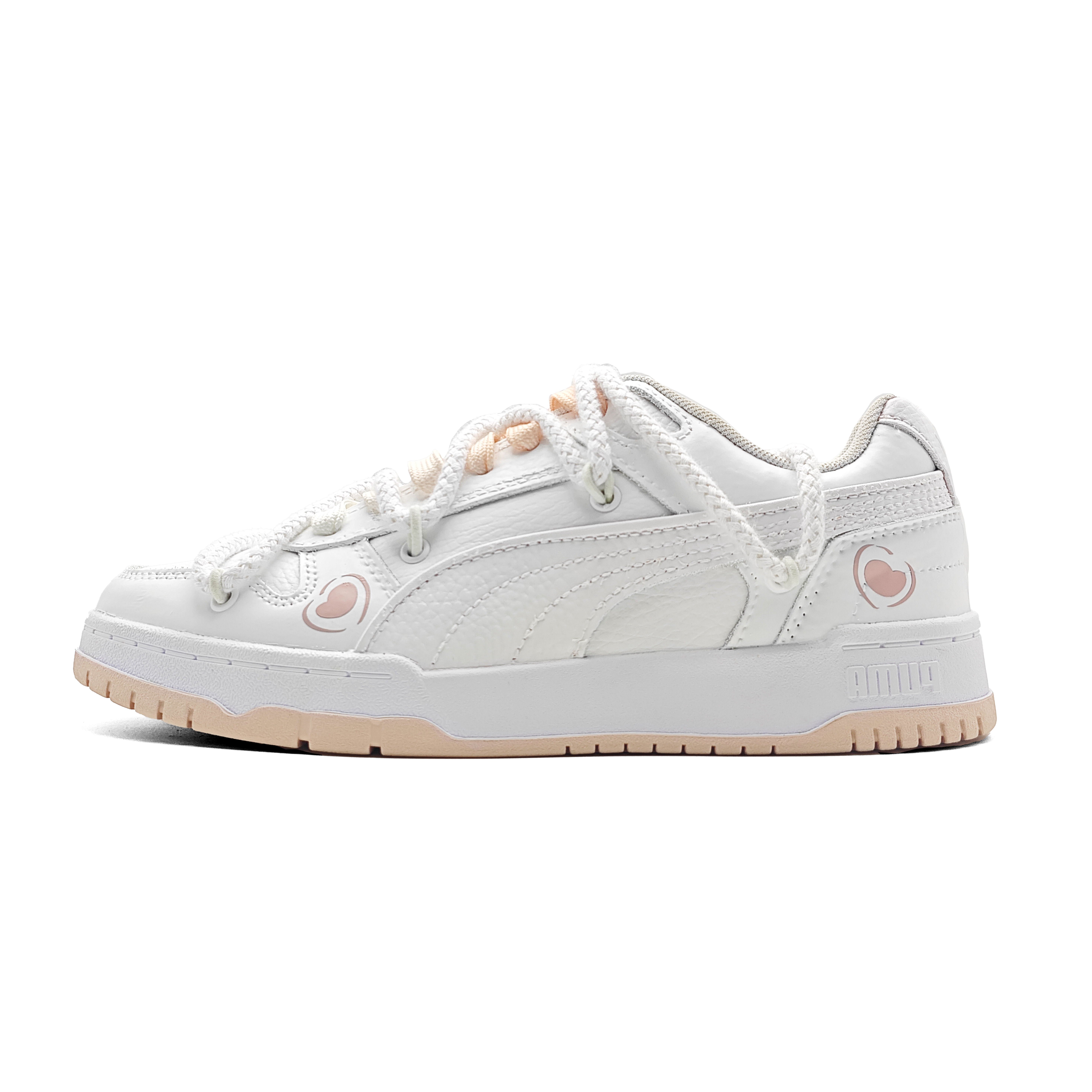 

Кроссовки для скейтбординга RBD Game Unisex Low-Go White/Light Pink Puma